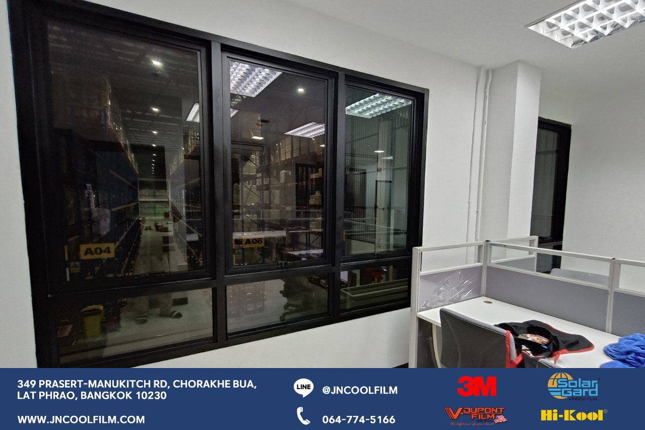 Glass-Heavy Office Beats the Heat with V-Dupont VCC3510 + Frosted Privacy Film - photo 5