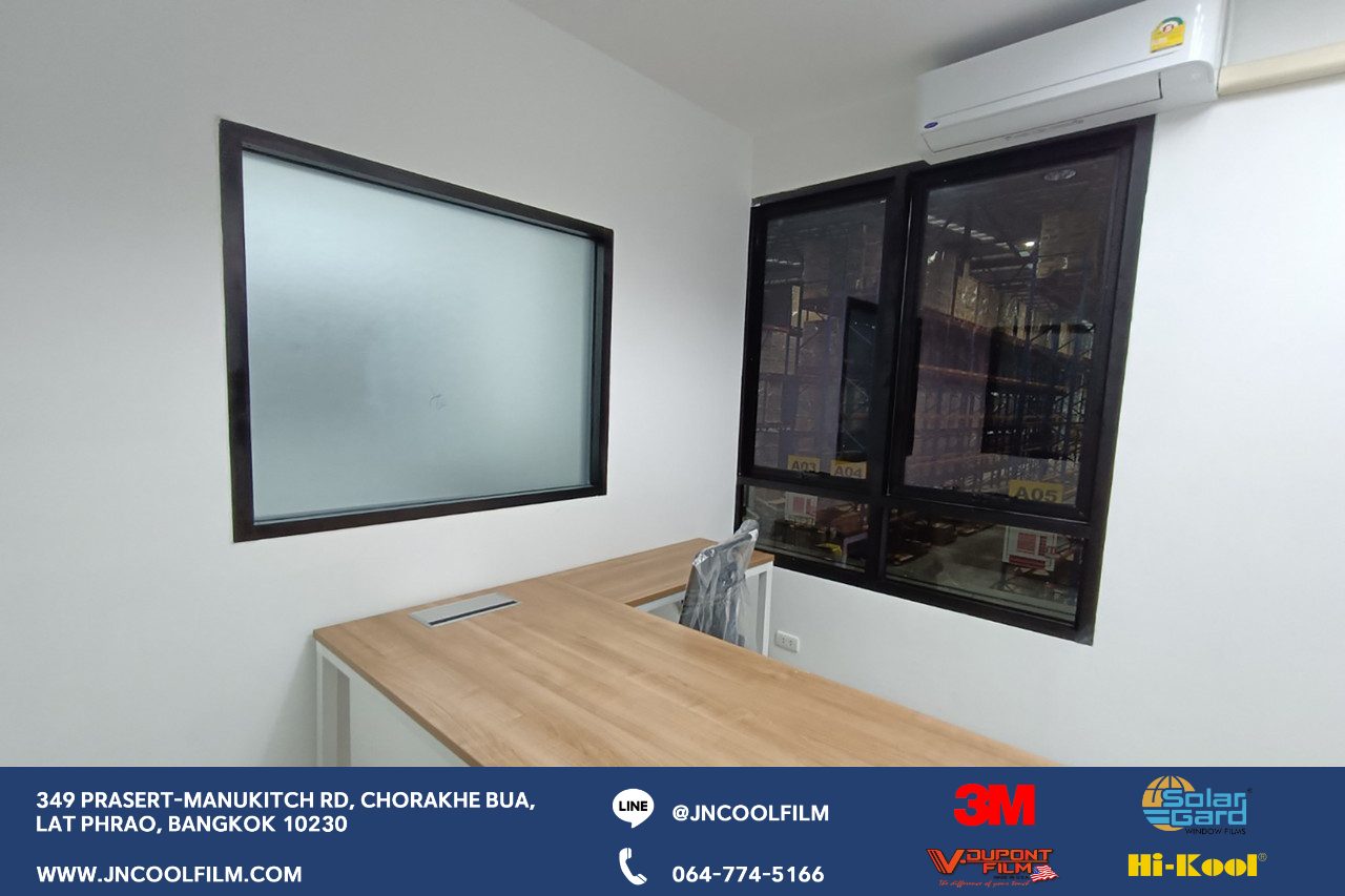 Glass-Heavy Office Beats the Heat with V-Dupont VCC3510 + Frosted Privacy Film - photo 7