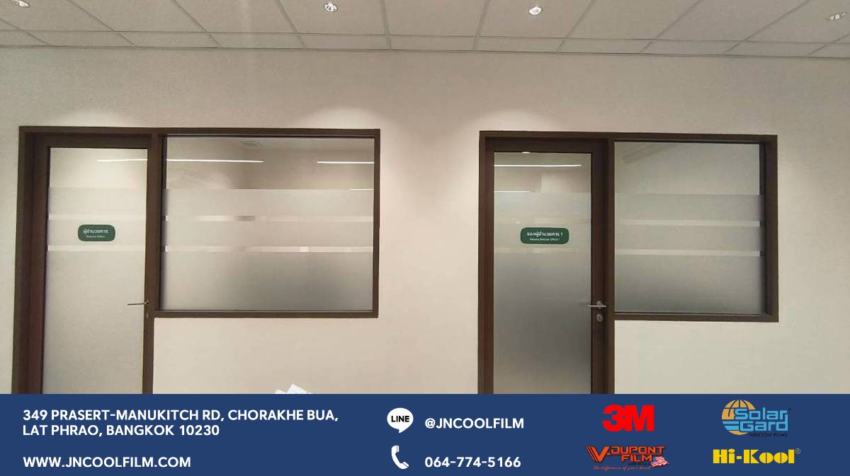 Add a touch of elegance by applying frosted white stickers to partition the rooms at Wellness Hospital. - photo 2