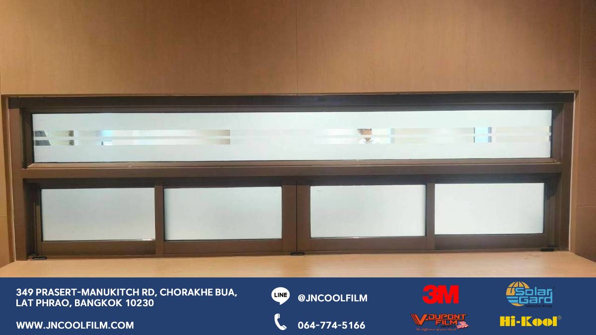 Add a touch of elegance by applying frosted white stickers to partition the rooms at Wellness Hospital. - photo 5