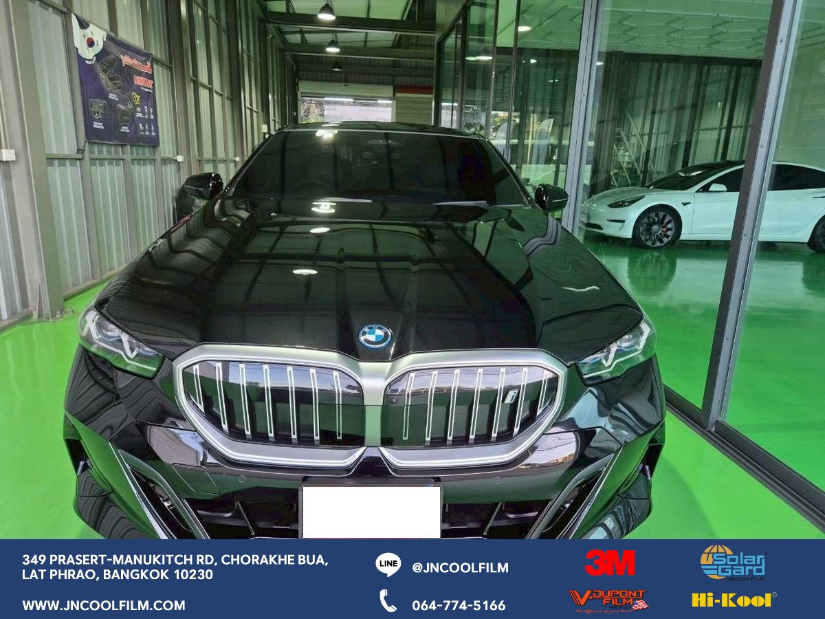 Install Window Tint on the BMW i5 Luxury Electric Sedan to Block Heat and Enhance Privacy - photo 1